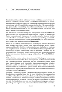 Dokument Das Unternehmen „Krankenhaus“