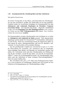 Dokument Zusammenarbeit des Abschlussprüfers mit dem Aufsichtsrat