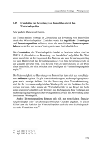 Dokument Grundsätze zur Bewertung von Immobilien durch den Wirtschaftsprüfer