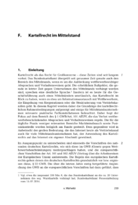 Dokument Kartellrecht im Mittelstand