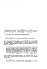 Dokument Anforderungen an die zur Verfügung gestellten Arbeitsmittel