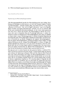 Dokument Wertschöpfungsprozesse im E-Commerce