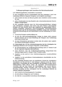 Dokument BetrSichV Erl&auml;uterungen: &sect; 19 Mitteilungspflichten, beh&ouml;rdliche Ausnahmen