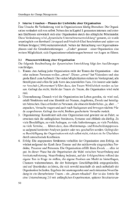 Dokument Interne Ursachen &ndash; Phasen der Umbr&uuml;che einer Organisation