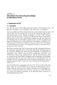 Dokument Altersteilzeit für anderweitig Beschäftigte im öffentlichen Dienst