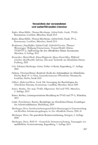 Verzeichnis der verwendeten und weiterführenden Literatur