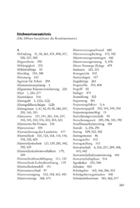 Stichwortverzeichnis
