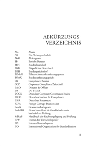 Dokument Abk&uuml;rzungsverzeichnis