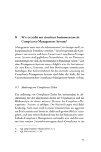 Dokument Wie entsteht aus einzelnen Instrumenten ein Compliance-Management-System?
