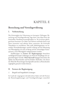 Dokument Bestechung und Vorteilsgewährung