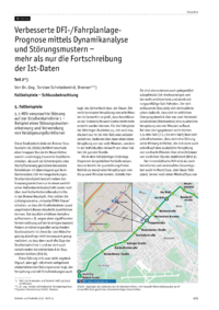 Dokument Verbesserte DFI-/Fahrplanlage-Prognose mittels Dynamikanalyse und Störungsmustern – mehr als nur die Fortschreibung der Ist-Daten – Teil 2
