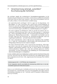 Dokument Verantwortung verlangt „autoritäre“ Durchsetzung der Sicherheit