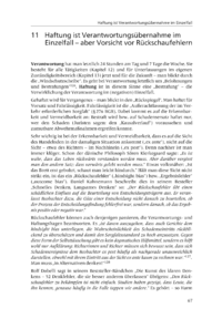 Dokument Haftung ist Verantwortungs&uuml;bernahme im Einzelfall &ndash; aber Vorsicht vor R&uuml;ckschaufehlern