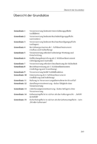Dokument &Uuml;bersicht der Grunds&auml;tze