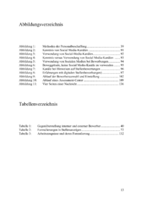 Dokument Abbildungsverzeichnis/Tabellenverzeichnis