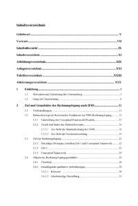 Dokument Inhaltsverzeichnis