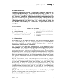 Dokument 3. SprengV Erläuterungen: § 2 Änderungsanzeige