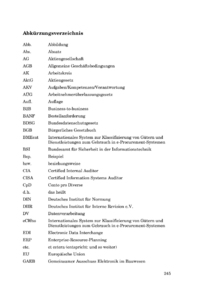 Dokument Abkürzungsverzeichnis