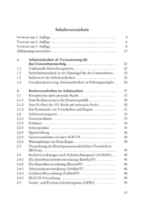 Dokument Inhaltsverzeichnis