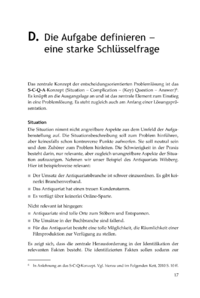 Dokument Die Aufgabe definieren — eine starke Schlüsselfrage