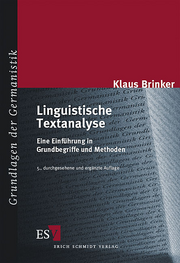 Linguistische Textanalyse &ndash; Eine Einführung in Grundbegriffe und Methoden