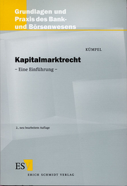 Kapitalmarktrecht &ndash; - Eine Einführung -