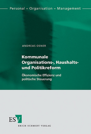 Kommunale Organisations-, Haushalts- und Politikreform &ndash; Ökonomische Effizienz und politische Steuerung