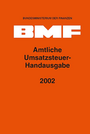 Amtliche Umsatzsteuer-Handausgabe 2002 &ndash;