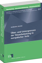 Ober- und Untergrenzen der Steuerbelastung in europäischer Sicht &ndash;