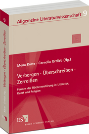 Verbergen &ndash; Überschreiben &ndash; Zerreißen &ndash; Formen der Bücherzerstörung in Literatur, Kunst und Religion
