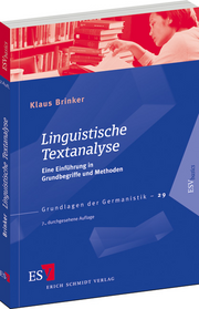 Linguistische Textanalyse &ndash; Eine Einführung in Grundbegriffe und Methoden