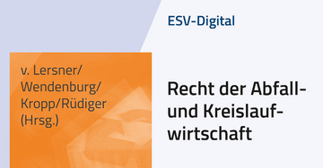 ESV-Digital Recht der Abfall- und Kreislaufwirtschaft