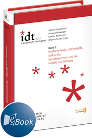 IDT 2022: *mit.sprache.teil.haben Band 2: Kulturreflexiv, ästhetisch, diskursiv