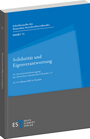 Solidarität und Eigenverantwortung – 16. Sozialrechtslehrertagung
des Deutschen Sozialrechtsverbandes e.V.
 
13./14. Februar 2025 in Potsdam