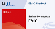 ESV-Online-Book FZulG - Jahresabonnement &ndash;