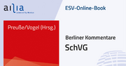 ESV-Online-Book SchVG - Jahresabonnement &ndash;