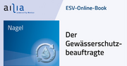 ESV-Online-Book Der Gewässerschutzbeauftragte - Jahresabonnement &ndash;