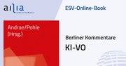 ESV-Online-Book KI-VO - Jahresabonnement &ndash;