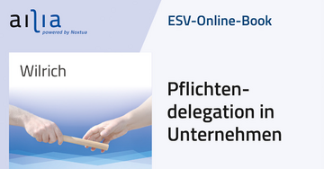 ESV-Online-Book Pflichtendelegation in Unternehmen