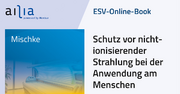 ESV-Online-Book Schutz vor nichtionisierender Strahlung bei der Anwendung am Menschen - Jahresabonnement &ndash;