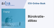ESV-Online-Book Bürokratieabbau - Jahresabonnement &ndash;