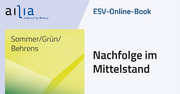 ESV-Online-Book Nachfolge im Mittelstand - Jahresabonnement &ndash;