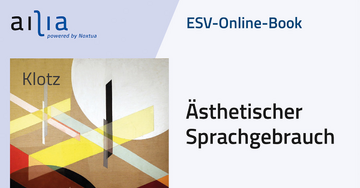 ESV-Online-Book Ästhetischer Sprachgebrauch