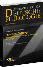 Historische Textpflege &ndash; Philologisches Wissen und Können vor den Anfängen der Philologie