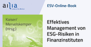 ESV-Online-Book Effektives Management von ESG-Risiken in Finanzinstituten - Jahresabonnement &ndash;