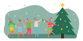 Betriebliche Weihnachtsfeier: So sind Beschäftigte unfallversichert